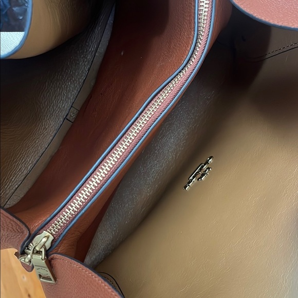 😻Coach Brown, Red and Cream Women's Bag - Picture 6 of 6